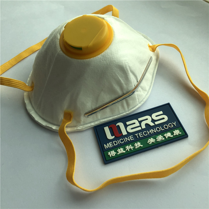 Cup design N95 Maschera viso con valvola Cina maschera fabbrica
